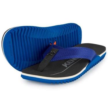 Imagem de Chinelo Kenner Nk6 Pro Masculino - Preto e Azul Escuro, 40