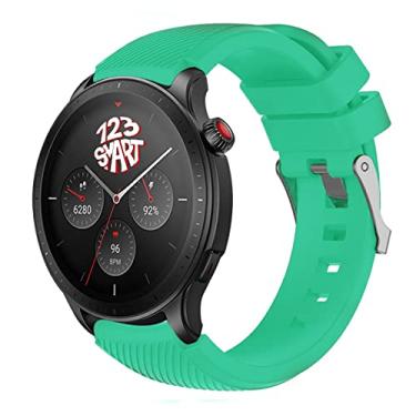 Imagem de Pulseira de Silicone marca 123smart compativel com GTR4 GTR 4 A2166 / GTR3 A1971 / GTR 3 Pro A2040 / GTR 2 A1952 / GTR 2e A2023 / Stratos 2 / Stratos 3