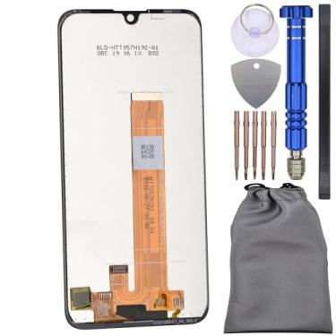 Imagem de Tela de reposição IPS LCD para Nokia 2.2 preta para montagem de tela tamanho 5,71