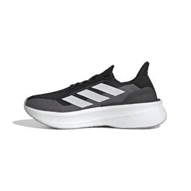 Imagem de adidas Tênis de corrida feminino Ultraboost 5X, Preto/Branco/Carbono, 41
