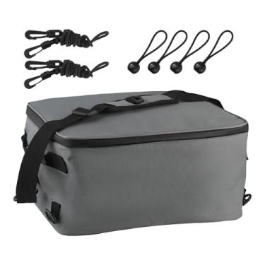 Imagem de predolo Bolsa térmica para prancha de stand up paddle, bolsa de ombro ajustável, com isolamento, organizador prático e à prova d'água para acessórios de, Cinza