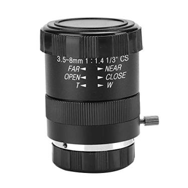 Imagem de QANYEGN Manual Iris Lens, 720P F1.4 Lente Teleobjetiva 3,5 a 8mm Liga de Alumínio CS Mount CCTV Camera Lens para a maioria das câmeras de segurança