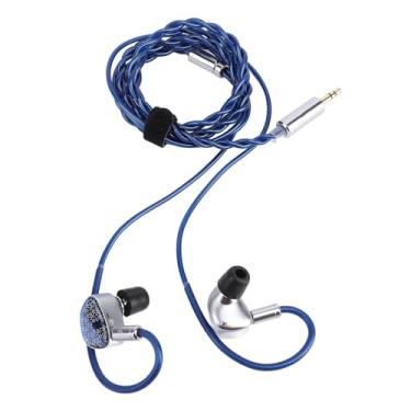 Imagem de Luocute EARENHO DE EAR IEM 10MM EARBUDOS COMBUSTOS LCP DIAPHRAGM DIAPHRAGM DIRITÓRIO IEMPPHONE IEM Com Circulação DE Vibração Assistida por Ar para Voz Delicada DE 1,2m para Músicos (3,5 mm)