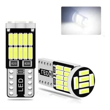 Imagem de 2X Par Lampada Pingo T10 26 Leds Forte Farol Lanterna 5W 12V