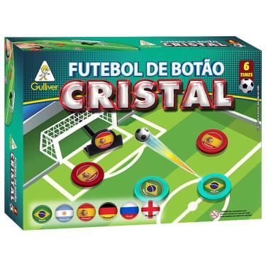 Imagem de Futebol Botão Cristal Com 6 Seleções Gulliver