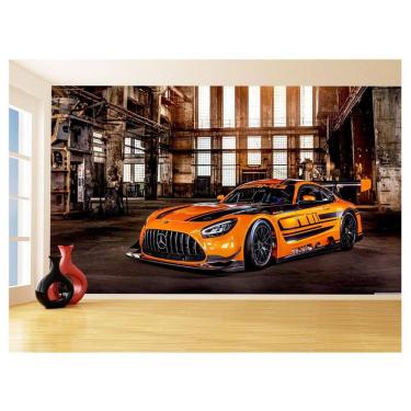 Imagem de Papel De Parede 3D Carro Mercedes Gt Coupe Amg 3,5M Car242