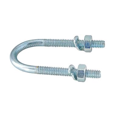 Imagem de Grampo Tipo U 3/4" Rosca de 1/4" 1020, para fixação