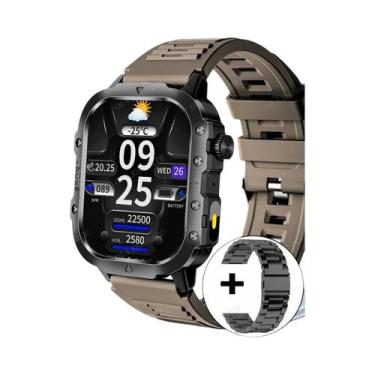 Imagem de Relógio Inteligente Masculino GPS Luz LED Tela HD Chamada Bluetooth NF