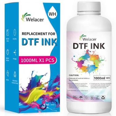 Imagem de Kit de conversão de tinta DTF Welacer White 1000mL para I3200 XP600
