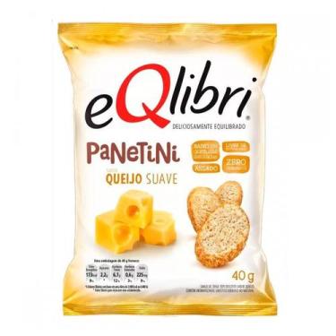 Imagem de Snack EQlibri Panetini Sabor Queijo Suave 40g