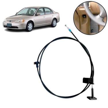 Imagem de Cabo Capo Com Puxador New Civic 2001 2002 2003 2006 Preto - Fegara