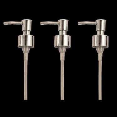 Imagem de Kit Valvula Luxo Bico Redondo/chato 28/410 - Brilhante e Fosca(KIT 10 VALV BRILH PRATA CHATO)