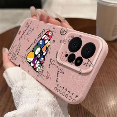 Imagem de Capa para Xiaomi Redmi Note 14 13 5G 12 11 14 Pro Plus Poco X6 M6 F6 13T Pro, A667 Rosa, para Redmi Note 13 Pro 5G