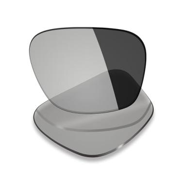 Imagem de Mryok Lentes de substituição para óculos de sol Oakley Instagator OO9514 58 mm, HD Polarized, proteção UV, resistente a impactos, Cinza fotocromático anti luz azul, One Size