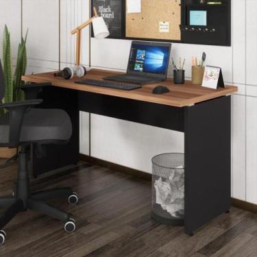 Imagem de Escrivaninha Mesa De Escritório 135cm Multimóveis Cr25315 Sevilha Pret