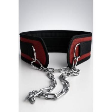 Imagem de Cinturão Musculação acompanha Corrente, Cinto Levantamento Peso Academ