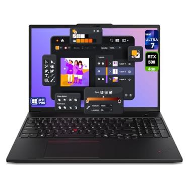 Imagem de Lenovo ThinkPad P16s Gen 3 Mobile Workstation, Intel Ultra 7-155H, 64 GB DDR5 RAM, SSD PCIe de 1 TB, tela OLED WQUXGA de 16 polegadas (3840 x 2400), Nvidia G-Force RTX 500 Ada, teclado retroiluminado