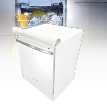 Imagem de CAPA PARA LAVA LOUÇAS BRASTEMP 14 SERVIÇOS IMPERMEÁVEL (BRANCO)