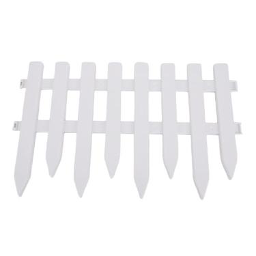 Imagem de GLOGLOW Cerca de Canteiro de Flores 5 Peças Cerca Decorativa de Borda de Jardim, 50x30,5cm/19,7x12,0 pol. Painel de Borda de Paisagem de Plástico para Canteiros de Flores Caminhos de Gramado Quintal