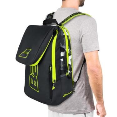 Imagem de Mochila Babolat Pure Aero Preto e Amarelo