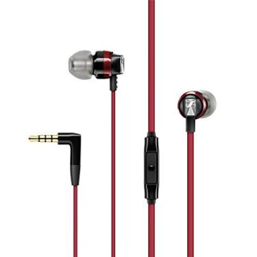 Imagem de Sennheiser Fone de ouvido intra-auricular CX 300S com controle remoto inteligente de um botão - vermelho