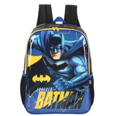Imagem de Mochila G Escolar Infantil De Alças Batman Is41271Bm-Az - Luxcel