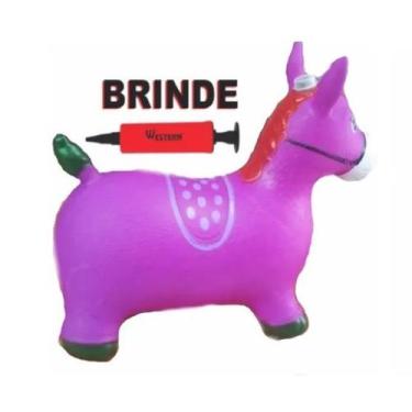 Imagem de Cavalinho Upa Upa Pula Pula Musical Da Fabrica + Bomba - FWN, Lilás