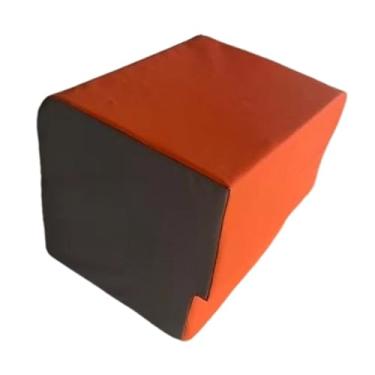 Imagem de IEUDNS Máquina de Impulso de Quadril, Ponte de Glúteos, Exercício em Casa, Banco Multifuncional, Caixa de Treino para Salto, Treinamento de Força Abdominal, Laranja