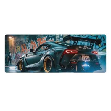 Imagem de HouLaiZhe JDM Car Sup Modification Extreme Speed Sports Grande Gaming Mouse Pads Tapete de Mesa Base de Borracha Antiderrapante Laptop Acessórios de Computador Suprimentos Bloco de Escrita para