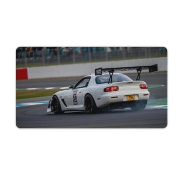 Imagem de HouLaiZhe JDM Tapete de mouse grande para jogos Rx7 Track Speed JDM Tapete de mesa de carro base de borracha antiderrapante acessórios de computador laptop suprimentos bloco de escrita para escritório