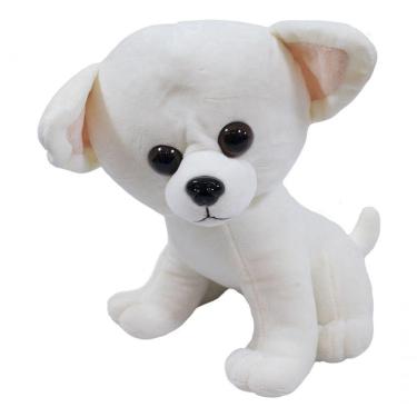 Imagem de Cachorro Chihuahua Branco 22cm - Pelúcia