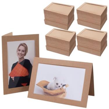 Imagem de Litpoetic Conjunto de 200 cartões de porta-cartões com envelopes porta-cartões de anotações de papel 10 x 15 cm, porta-cartões fotográficos e envelopes para o dia dos pais, graudação, sala de aula de