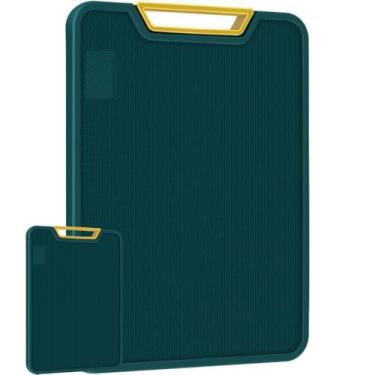 Imagem de Tábua de Corte Premium Antibacteriana 30x40 – Polietileno Resistente, Profissional e Doméstica – Não Mancha Nem Retém Odores, Alça Ergonômica, Super Higiênica e Fácil de Limpar