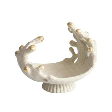 Imagem de Vaveren Bandeja organizadora de joias, bijuterias, decoração elegante para quarto, prato para anéis, perfumes, brincos, pulseiras, sala de estar, 26x22.5cn