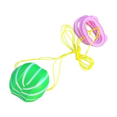 Imagem de Fiocias Jogo de Peteca de Puxar com Buracos E Cordas Resistentes, Um Brinquedo Esportivo Divertido para Toda a Família, Ideal para a Brincadeira Dos Meninos, Verde