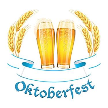 Imagem de Jectse Decorações da Oktoberfest, Material LLDPE Reutilizável, Ecológico, Durável, à Prova D'água, Banner Longo e Largo de 128x275 Cm, Com Balões de Látex, para Festa do Festival de