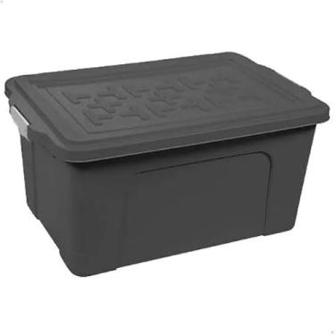 Imagem de Caixa grande, armazenamento, casa, escritorio, resistente, container, organizador, multiuso, eficiente.