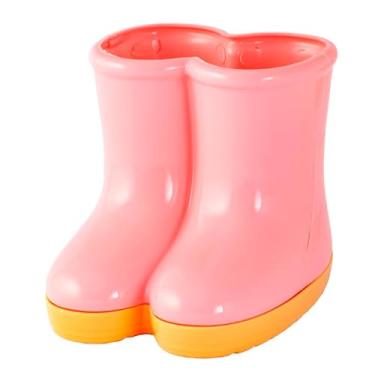 Imagem de Grupo Mirandinha - Vaso Decorativo de Plástico Rosa Bebê – Charmoso, Durável e Reutilizável – Ideal para Centros de Mesa, Festas e Decoração de Casa