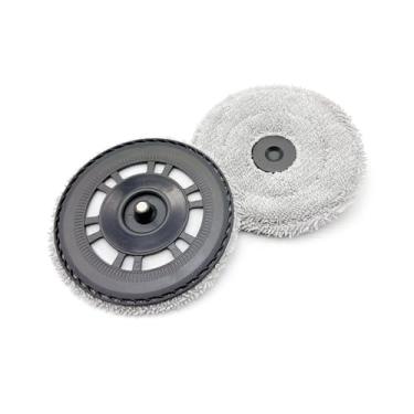 Imagem de Substituição de montagem de esfregão, compatível com Dreame L20 Ultra/X30 Ultra/X40 Ultra e Mijia M30 S - Bandeja de esfregão de elevação automática de carpete Peça sobressalente de limpador de robô(2plates add 2mops)