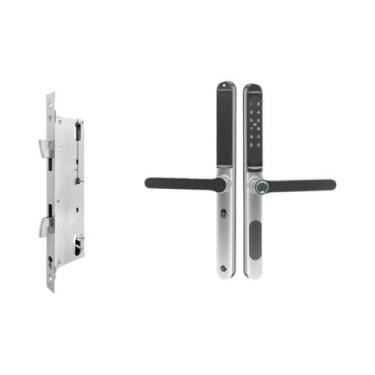 Imagem de Fechadura Inteligente Slim À Prova d'Água Para Porta Deslizante 2.8CM 