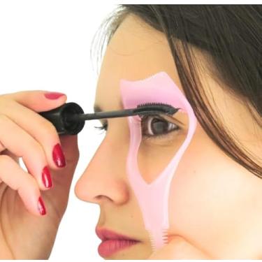 Imagem de Máscara de Cílios Preta Volume Intenso + Aplicador Guia Rosa Anti-Borrão