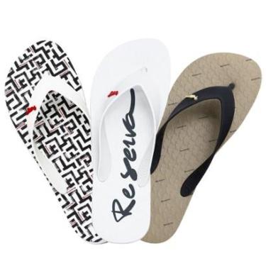 Imagem de Kit 3 Chinelos Masculino Reserva Go RSV Confortável Premium Original 750040648 Cor:;Tamanho:43-44-Masculino