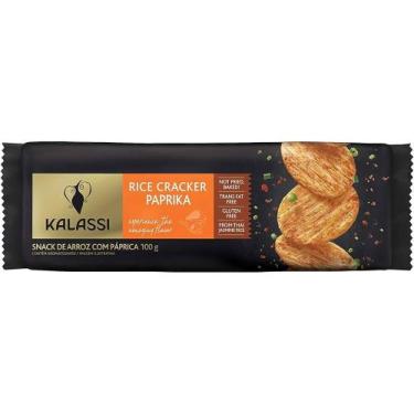 Imagem de Biscoito Rice Cracker Paprika Kalassi 100g