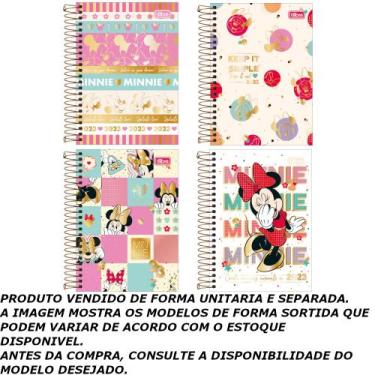 Imagem de Caderno espiral 80f 1 materia minnie - tilibra