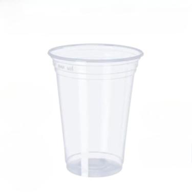 Imagem de Copo descartável 330ml liso em polipropileno para chopp, suco, açaí, bebidas frias e quentes – opções com 100, 150, 200 ou 250 unidades (100 copos)