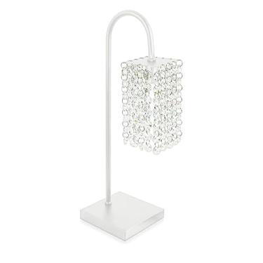 Imagem de Abajur Clearcrillic Cristal Acrilico Quadrado (Branco)