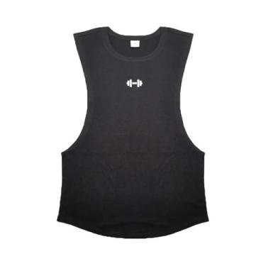 Imagem de Camiseta Regata Masculina De Algodão Respirável Para Treino Na Academi