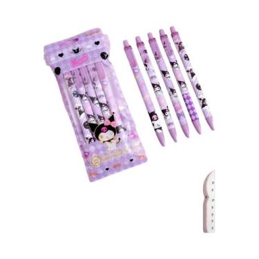 Imagem de Caderno A6 Kuromi My Melody Cinnamoroll Com Fecho Magnético, Diário De