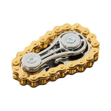 Imagem de Fidget Spinner De Metal Para Adultos Com Engrenagens, Brinquedo Anties