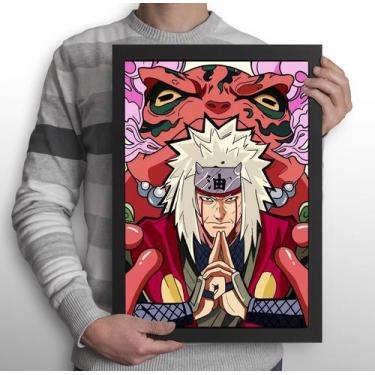 Imagem de Quadro Anime Naruto - Jiraiya Ero-Sennin (Tamanho A3) - Shimai